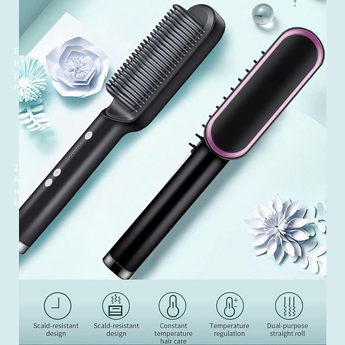 Hair Straightening Comb/brush, Curling Comb.