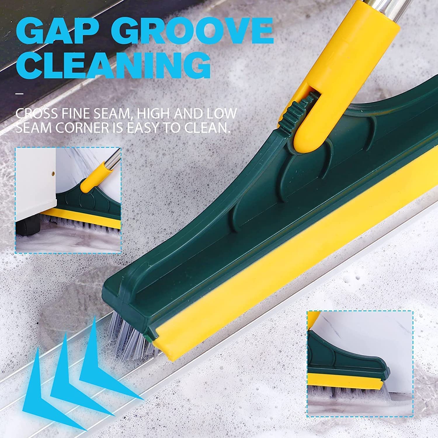 2 In 1 Floor Cleaning Brush & Scrubber