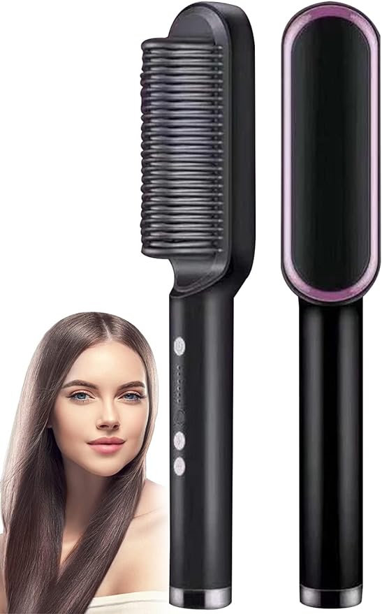 Hair Straightening Comb/brush, Curling Comb.