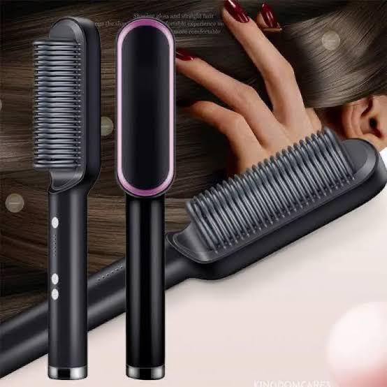 Hair Straightening Comb/brush, Curling Comb.