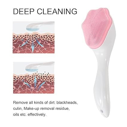 🔥 Silicone Face Scrubber Brush  (IMPORTED QUALITY) - ✨Special Offer Flat 40 % Off🔥